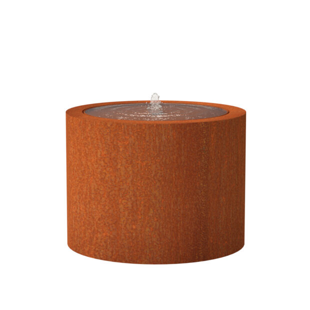 Éléments d'eau > Acier Corten > Tables d'eau Corten rond