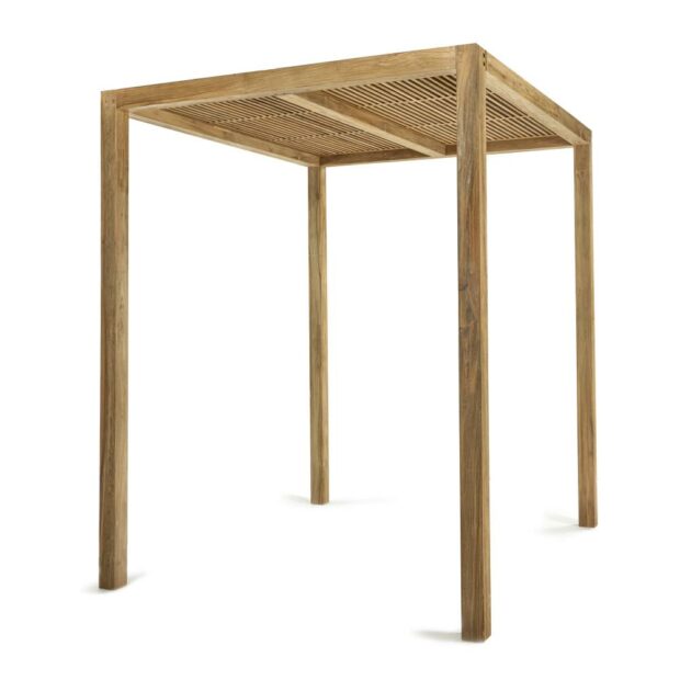 Pergola en teck naturel