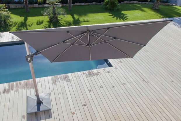 Parasol rectangulaire déporté Elios Novasun 3x4m