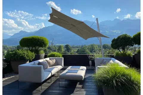 PARASOL UMBROSA SPECTRA CARRE | 3x3 | VERSION ALU COLORUM