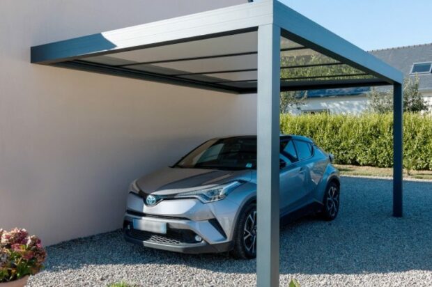 Pergola Carport Autoporté 5x4 Made in France ELEANCE (Options possibles)