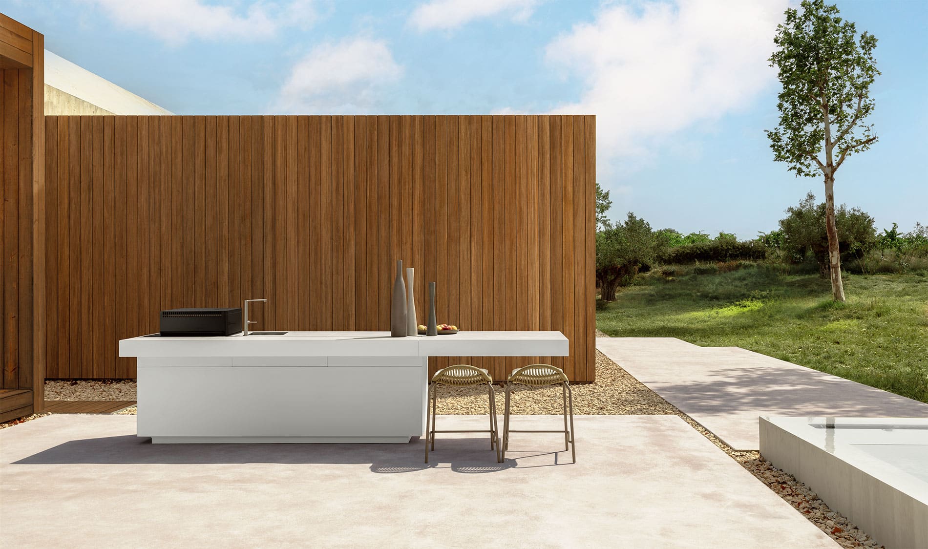 cuisine d extérieur design haut de gamme